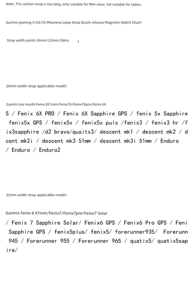 Garmin Fenix 7/6/5 22mm Üç Bilyalı Çelik Kordon - Rose Gold - Resim 7