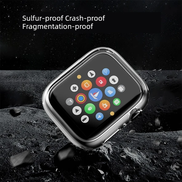 Apple Watch 4/5/6 SE 40mm Şeffaf Yumuşak Kılıf - 6
