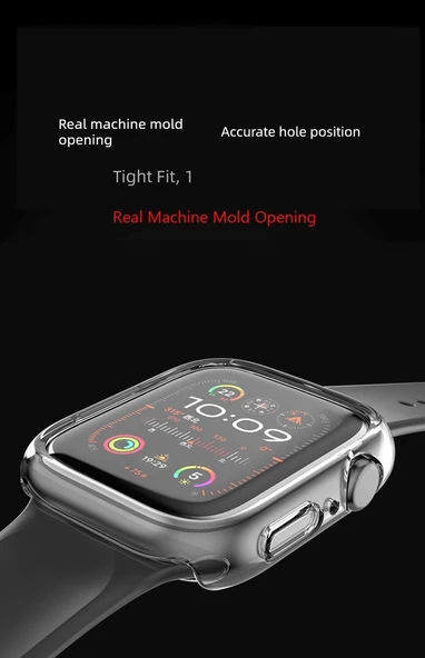 Apple Watch 4/5/6 SE 40mm Şeffaf Yumuşak Kılıf - 10