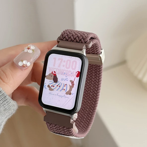 Xiaomi Redmi Watch 5 Örme Naylon Kordon - Yıldız Parıltısı - 4