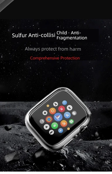 Apple Watch 4/5/6 SE 40mm Şeffaf Yumuşak Kılıf - 11
