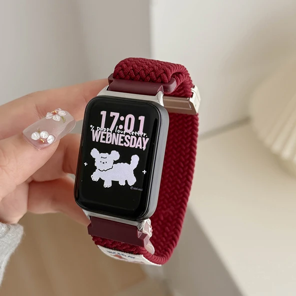 Xiaomi Redmi Watch 5 Örme Naylon Kordon - Yıldız Parıltısı - 6
