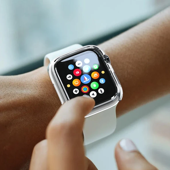 Apple Watch 4/5/6 SE 40mm Şeffaf Yumuşak Kılıf - 3