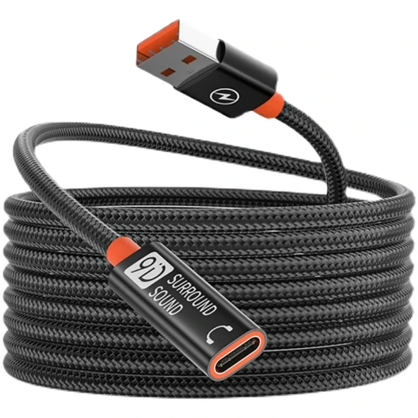 Type-C USB Kulaklık Adaptör Kablosu - 1 Metre - Dijital Kulaklık Uzatma