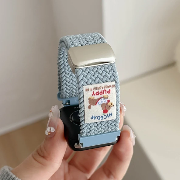 Xiaomi Redmi Watch 5 Örme Naylon Kordon - Yıldız Parıltısı - 3
