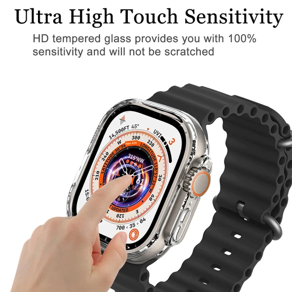 Apple Watch 42mm (1/2/3) Şeffaf TPU Kılıf - Tam Koruma - 9