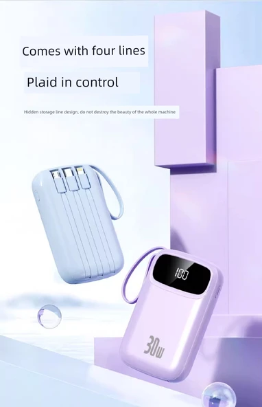 Mini Taşınabilir Powerbank 10000mAh - Yeşil - Flagship Edition - 9