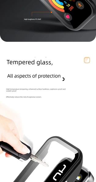Huawei Band 10 Uyumlu Siyah Koruyucu Kılıf - 11
