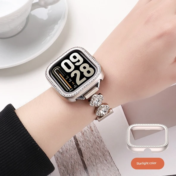 Redmi Watch 5 Elmas Desenli Yıldız Işığı Koruyucu Kılıf - 4