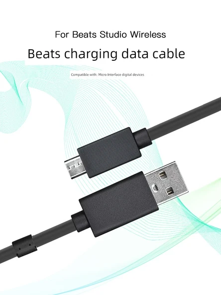 Beats Kulaklık Şarj Kablosu - 1.5m Manyetik Halkalı - 2