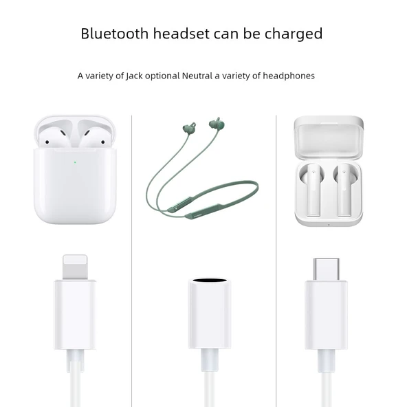 Apple Jack Bluetooth Kulaklık Şarj Kablosu - 1m - 3