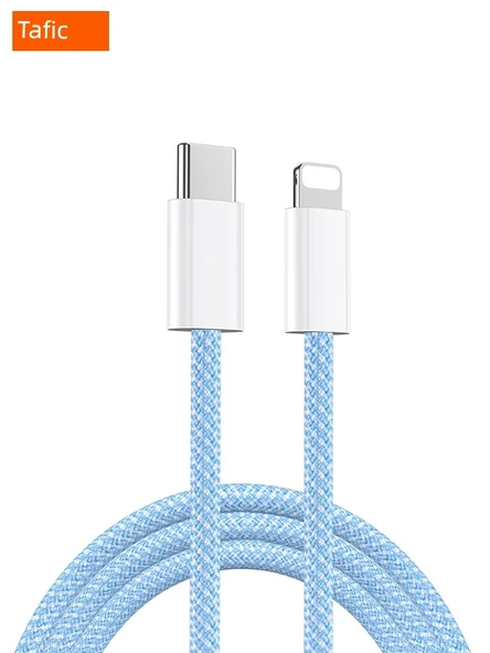 Apple Lightning USB-A Kablo 1m - Gök Mavisi - USB Sertifikalı (2'li Paket) - 2