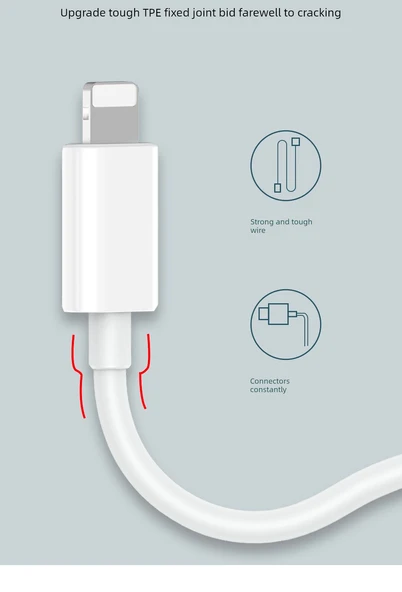 Apple Jack Bluetooth Kulaklık Şarj Kablosu - 1m - 10