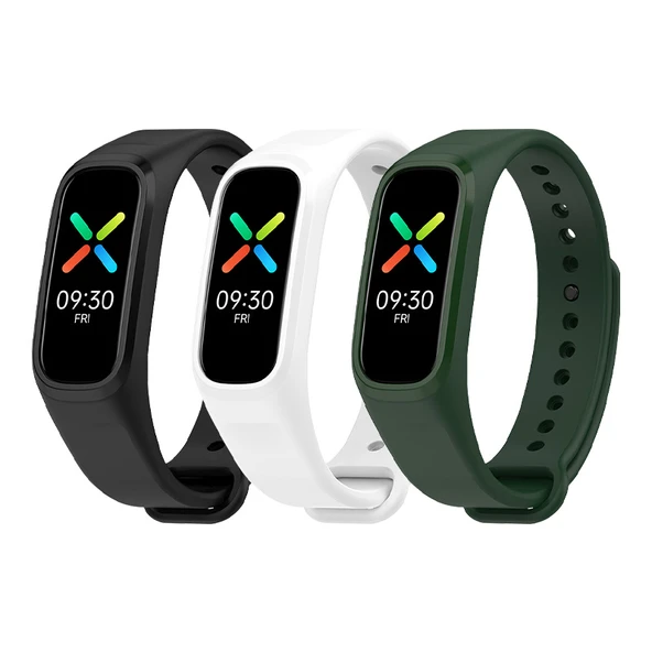 OPPO Bileklik için Gül Pembesi Çelik Kordon - 6