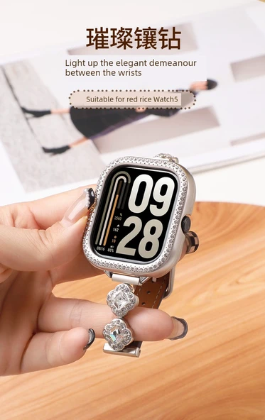 Redmi Watch 5 Yarım Yıldız Işığı Renkli Koruyucu Kılıf - 7