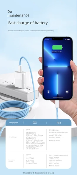 Apple Lightning USB-A Kablo 2m - Uzay Grisi - USB Sertifikalı - 11