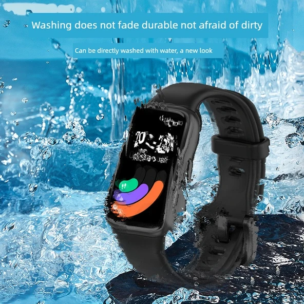Keep B3 Akıllı Bileklik Silikon Kordon - Siyah - 6