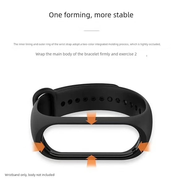Xiaomi Mi Band 5/NFC Metal Tokalı Silikon Yedek Kayış - 1 Alana 1 Bedava (Renk Belirt) - 5