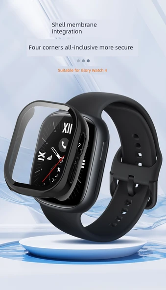 Honor Watch 4 Siyah Tam Kaplayan Koruyucu Kılıf - 7