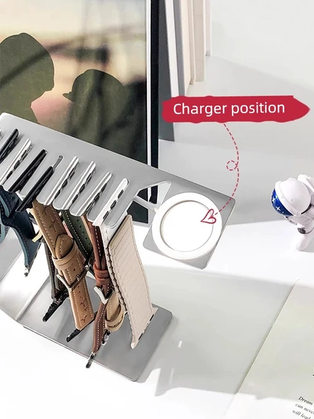 Apple Watch Şarj Standı - Yıldız Işığı Saklama Standı - 3