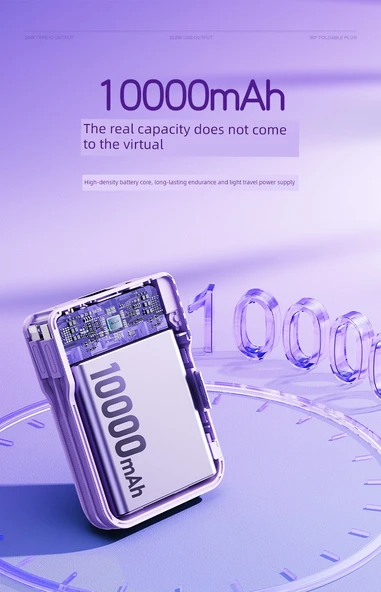 22.5W 10000mAh Powerbank - Rüya Moru - 8