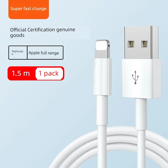 Hızlı Şarj Kablosu - 1.5 Metre - USB