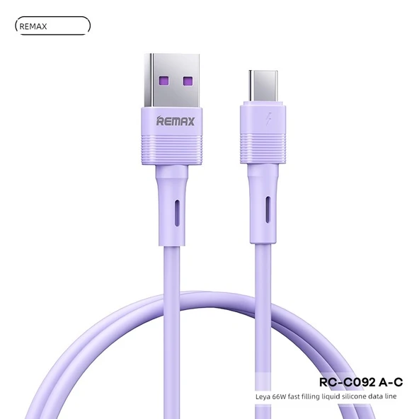 Hızlı Şarj Sıvı Silikon Data Kablosu - 1 Metre - Beyaz [USB - Type-C] - 4