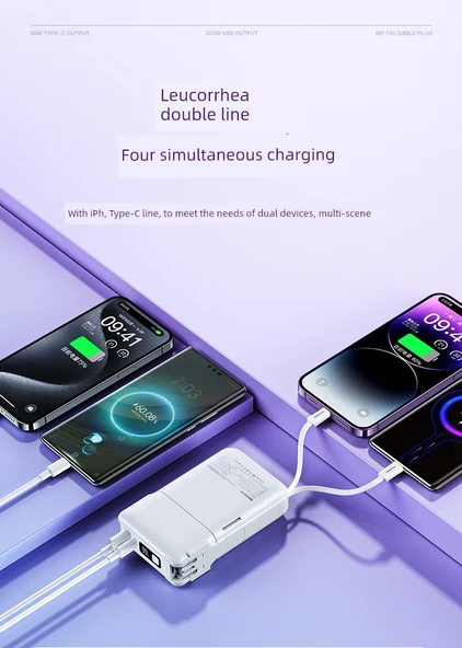 22.5W 10000mAh Powerbank - Rüya Moru - 6
