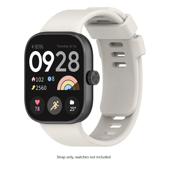 Redmi Watch 4 Silikon Kordon - Fildişi Beyazı