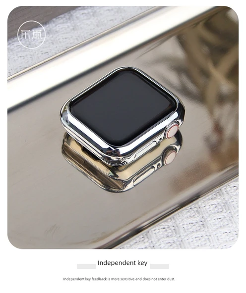 Apple Watch S7-9 41mm Siyah Kaplama Silikon Kılıf - 10