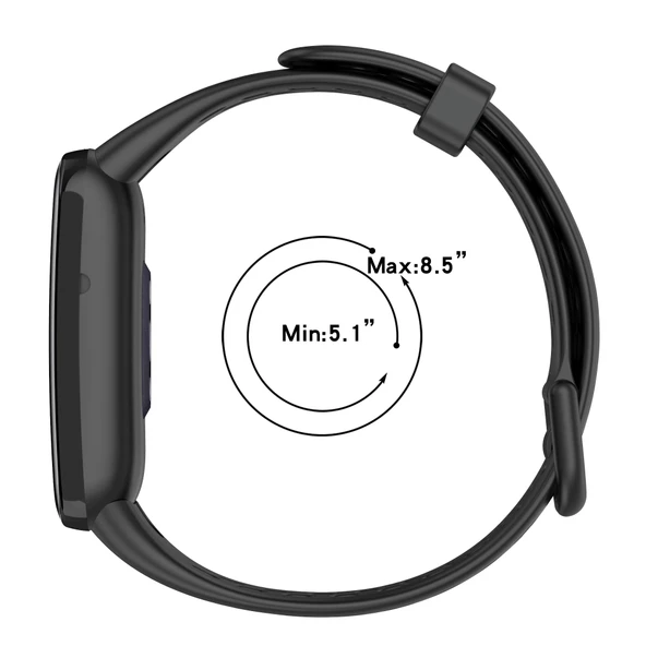 Xiaomi 7 Pro Gri Delikli Silikon Spor Kayış - 10