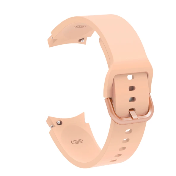 Samsung Galaxy Watch 6/5/5pro/4 (40/44/45mm) Silikon Kordon - Pembe