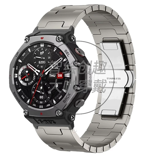 Amazfit T-Rex Ultra Titanyum H Iron Man Metal Kordon