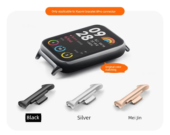 Xiaomi Bileklik 7Pro Kordon - Mei Jin Adaptör, Beyaz Kısa Kordon - 9