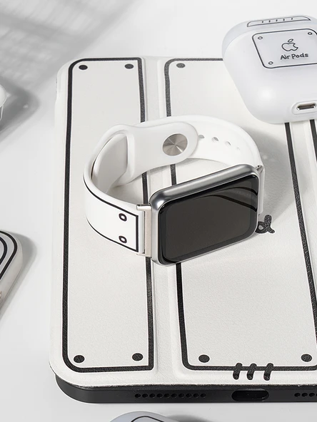 Xiaomi Bileklik 7Pro Kordon - Mei Jin Adaptör, Beyaz Kısa Kordon - 3