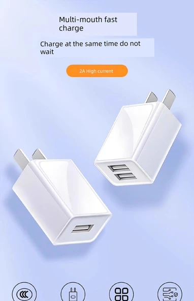 Tek Port Süper Hızlı Şarj Aleti - 1.5m Kablolu - 5