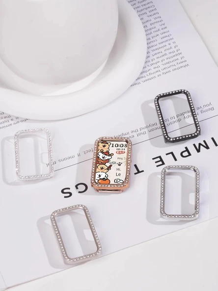 Huawei Bileklik 9/8/NFC Gümüş Kaplama Tam Kapalı TPU Yumuşak Koruyucu Kılıf - 8