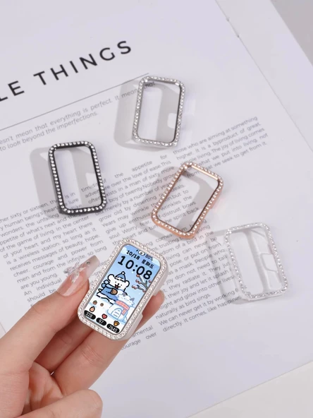 Huawei Bileklik 9/8/NFC Gümüş Kaplama Tam Kapalı TPU Yumuşak Koruyucu Kılıf - 7