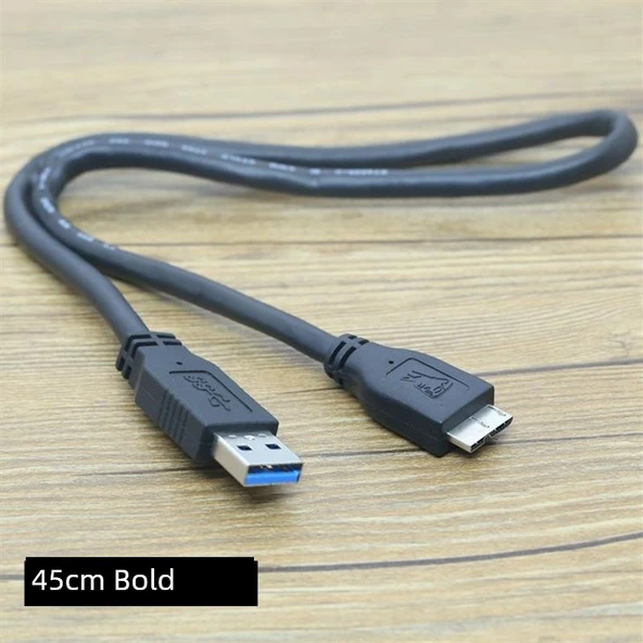 USB 3.0 Data Kablosu - Toshiba Makine Uyumlu 40cm - 3