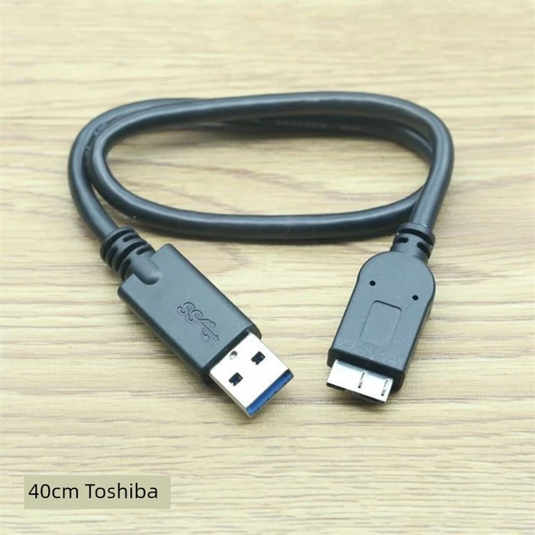 USB 3.0 Data Kablosu - Toshiba Makine Uyumlu 40cm