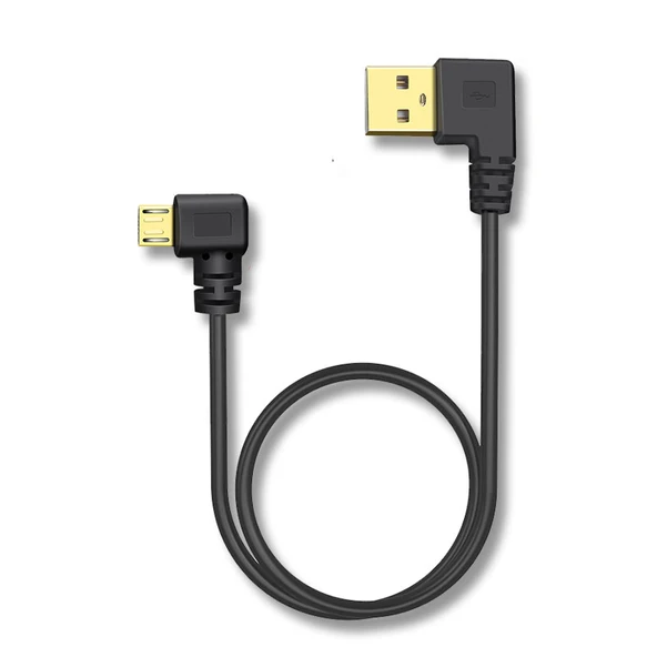 Hızlı Şarj Mikro USB Data Kablosu - 50cm - USB [Sol] - Mikro [Sol] - Altın Uçlu - 3