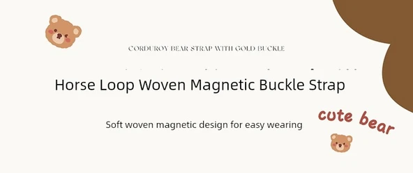 Apple Watch Manyetik Örgü Naylon Kordon - iwatch S10 [42mm] - Krem Pudra Kum Rengi - Resim 7