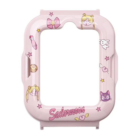 Huawei Kids Watch 4Pro Uyumlu Desenli Silikon Kılıf - Orijinal Makine Tozu-Güzel Kız, Kılıf