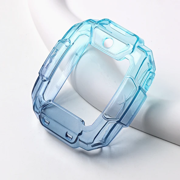 Huawei Kids Watch 5Pro Derin ve Açık Mavi Gradyan TPU Kılıf