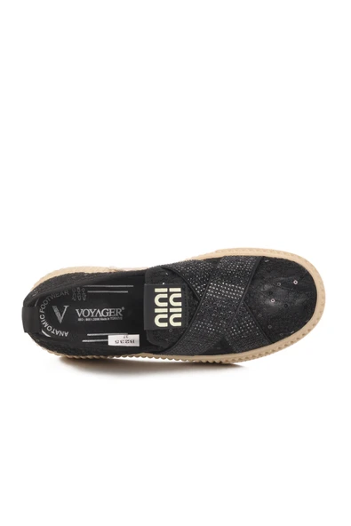 Voyager Siyah Hakiki Deri Anatomik Kadın Casual Ayakkabı B235 Z - Resim 4