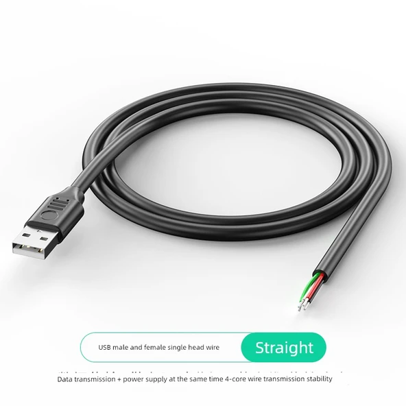 USB Data Kablosu 0.15m - Düz Erkek Başlıklı (4 Çekirdekli)