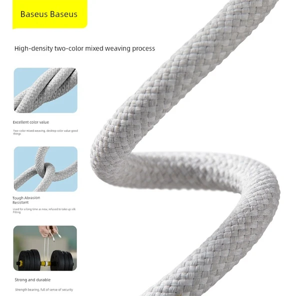 USB-C Lightning Kablosu - 20W PD Hızlı Şarj - Mavi 1 Metre - 3