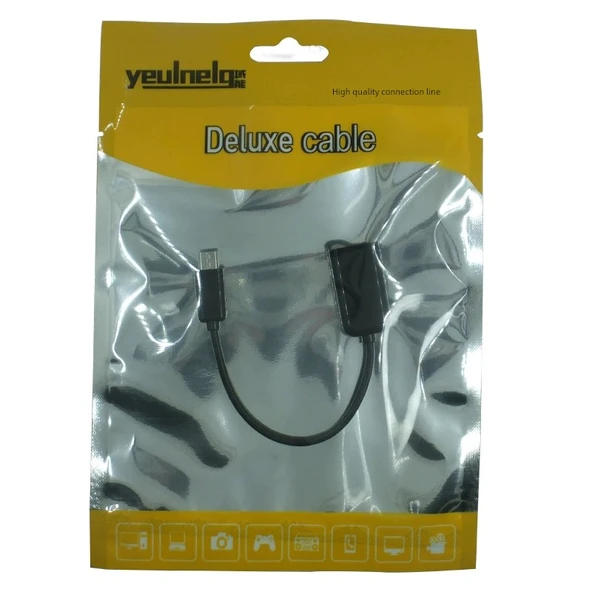 Micro USB - USB OTG Adaptör - Geliştirilmiş Altın (1 Alana 1 Standart) - 5