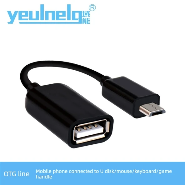 Micro USB - USB OTG Adaptör - Geliştirilmiş Altın (1 Alana 1 Standart) - 2