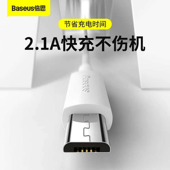 Mikro USB Hızlı Şarj Kablosu - İki Adet 1.5m Android Arayüz - 6